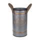 A & B Home 3-Piece Gunmetal Decorative Bucket Set-1