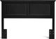 Rize Home Cottage Style Ebony Twin Headboard-1