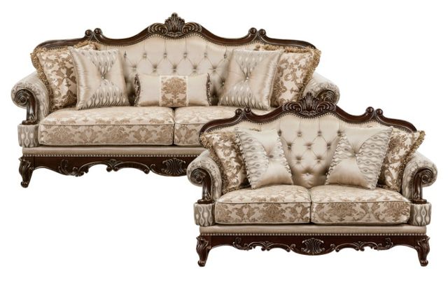 Homelegance® 2-Piece Beige Living Room Seating Set-0