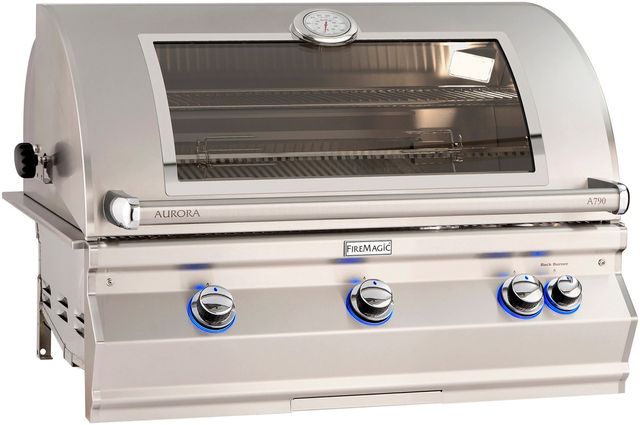 Fire Magic® Aurora A790i 3-Burner Stainless Steel Built In Natural Gas Grill