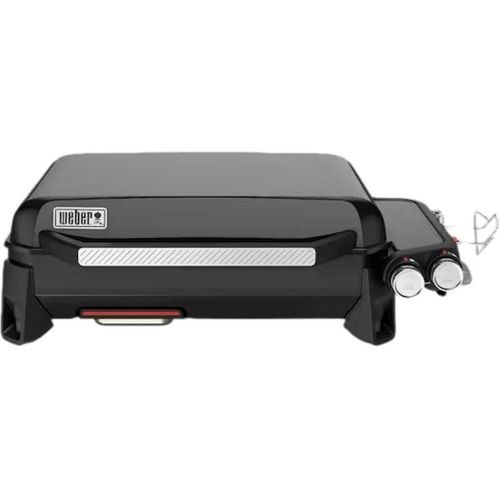 Weber® Slate® 2-Burner Black Tabletop Liquid Propane Griddle-0