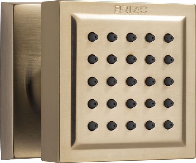 Brizo Essential™ Brilliance® Luxe Gold® Touch-Clean® Square Body Spray-0