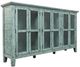 Jofran Inc. Rustic Shores Surfside Blue 6-Door Accent Cabinet-0