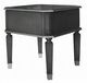 ACME Furniture House Beatrice Charcoal End Table with Light Gray Accents-3