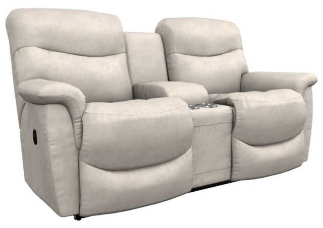 La-Z-Boy® James Oyster Manual Reclining Loveseat with Console-0