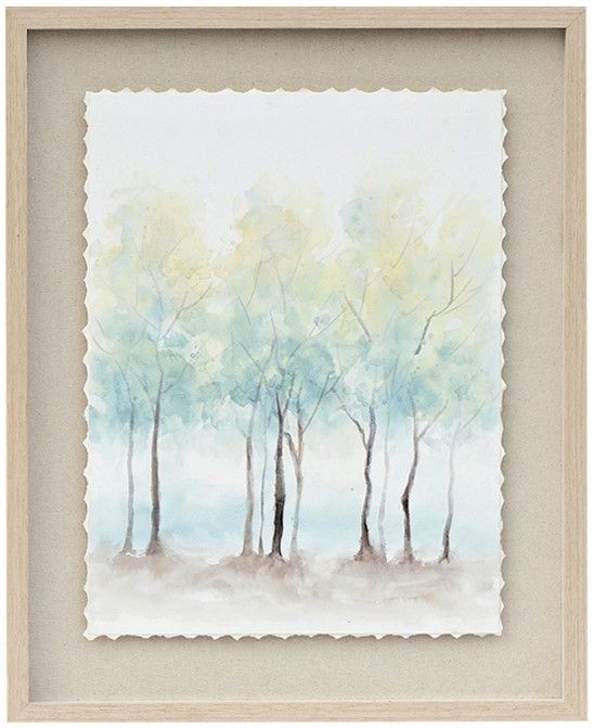 Crestview Collection Pastel Forest 4-Piece Wall Art Set-2