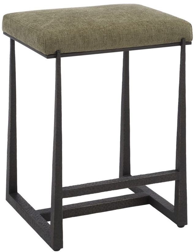 Uttermost® Midas Antique Bronze/Moss Counter Stool-0