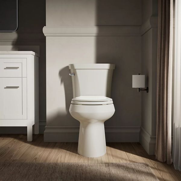 KOHLER® Highline® Biscuit 2-Piece Round-Front Toilet, 1.28 Gpf with Insuliner® Tank-3