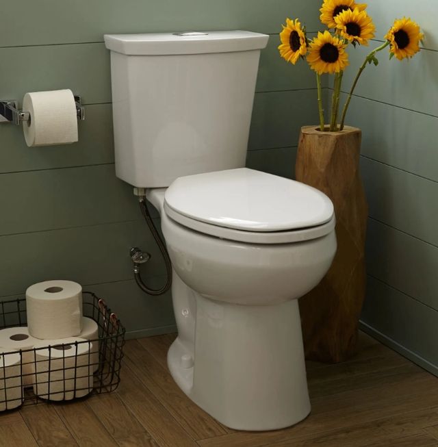 American Standard Cardiff White Slow-Close Round Front Toilet Seat-1