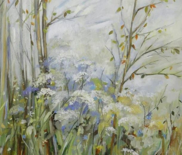 Stylecraft Sunny Breeze Landscape Blue/Green/Yellow Wall Art -1