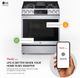LG Studio 30" Stainless Steel Slide In Dual Fuel Range -2
