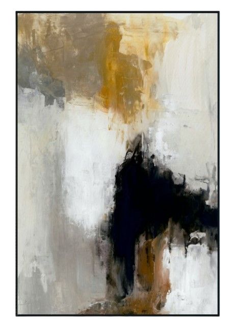 Classic Home Hemisphere Black 48''x72'' Painting Art-0