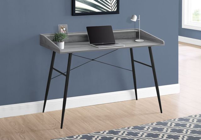 Monarch Specialties Inc. Grey Computer Desk-0
