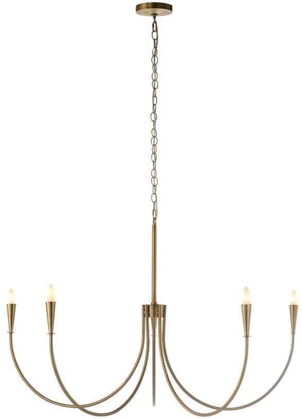 Renwil® Luzon Dark Antique Brushed Brass Chandelier-3