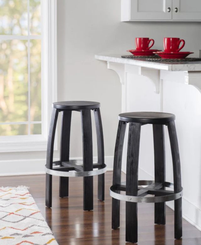 Powell® Craft Dark Brown Stout Bar Stool-1