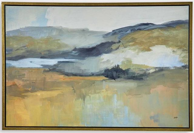 Uttermost® Julia Purinton Folded Hills Framed Canvas-0