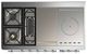 Ilve® Majestic III 48" Graphite Matte Pro Style Dual Fuel Natural Gas Range with Triple Glass Door and Chrome Trim-2