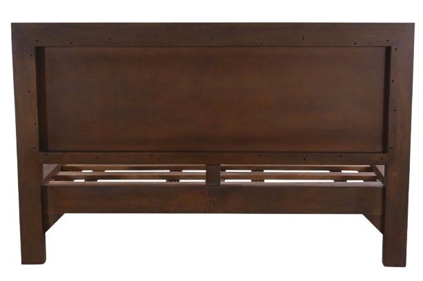 Home Trends & Design Palermo Royal Brown King Panel Bed-2