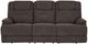 Flexsteel® Zofa Umber Power Reclining Sofa with Power Headrests and Lumbar-1