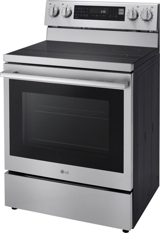 LG 30" PrintProof® Stainless Steel Freestanding Electric Range with ProBake Convection®-4