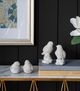 A & B Home Florence de Dampierre 2-Piece Whitewashed Sparrow Bird Accent Set-4