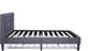 DreamCloud King Mornington Bed Frame with Headboard - Grey-1