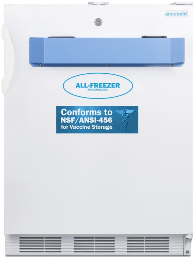 Accucold® 24" 1.9 Cu. Ft White Undercounter Freezer-0