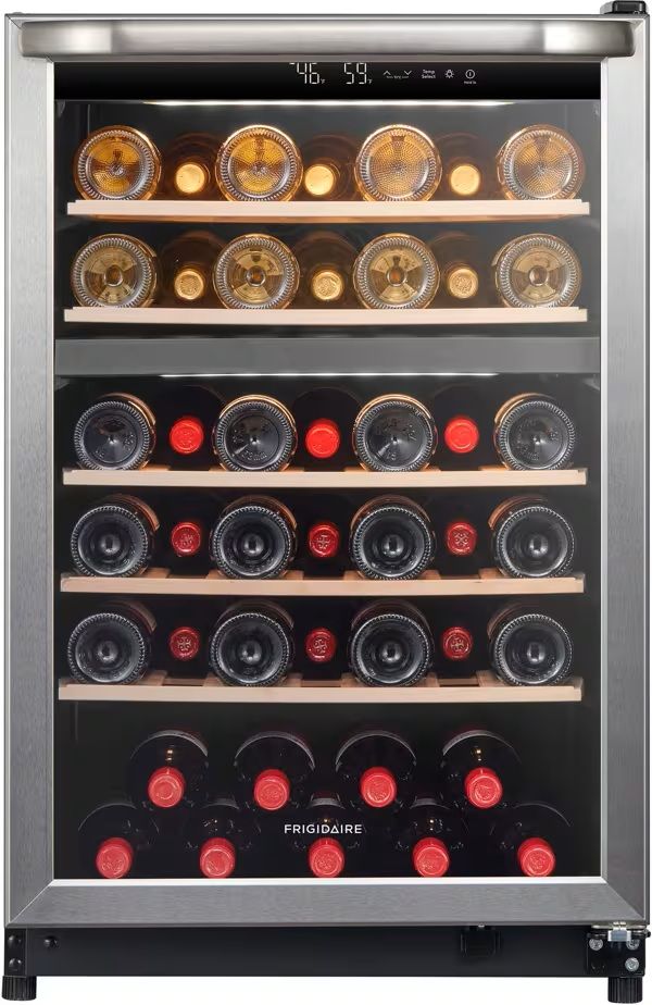  Frigidaire® 22" 4.4 Cu. Ft. Stainless Steel 46 Bottle Wine Cooler-1