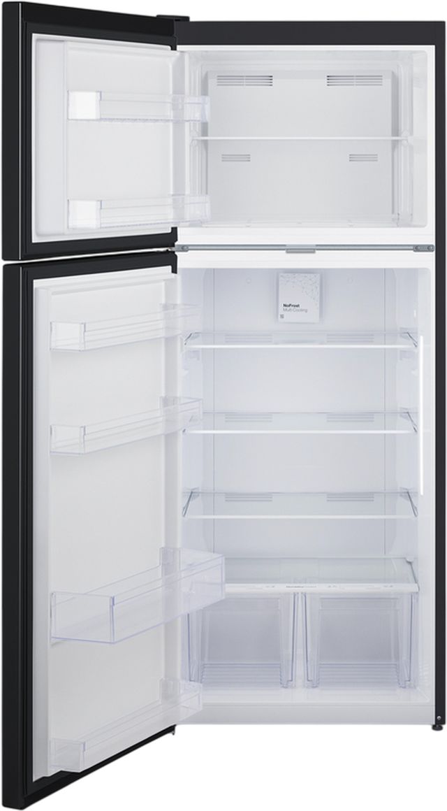 Summit® 28" 14.3 Cu. Ft. Black Counter Depth Top Freezer Refrigerator-2