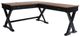 Signature Design by Ashley® Wildenauer Black/Brown Home Office Desk-0