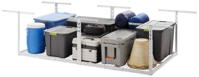 Gladiator® GearLoft™ White Overhead Storage Rack-2