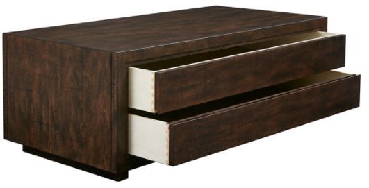 Olliix by Harbor House Bay Dark Mahogany Coffee Table-2