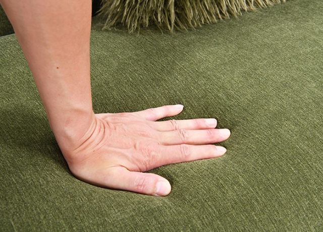 Furniture of America® Mellone Olive Green Sofa-4