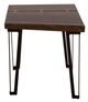 International Furniture Direct Walnut Brown End Table-1