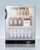 Accucold® by Summit® Nutrition Center Series 5.5 Cu. Ft. Black Beverage Center-2
