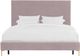 TOV Furniture Delilah Blush Queen Textured Velvet Bed-1