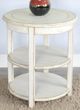 Sunny Designs™ White Sand Round Side Table-1
