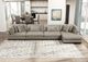 Homelegance® Traverse 4-Piece Brown Modular Sectional with Reversible Chaise-1