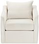 Crestview Collection Brooks Cream Swivel Accent Chair-2