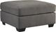 Benchcraft® Maier Charcoal Oversized Accent Ottoman-0