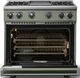 Viking® 7 Series 36" Eucalyptus Pro Style Natural Gas Range with Griddle-1