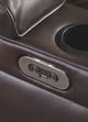 Signature Design by Ashley® Warnerton Chocolate Power Recliner with Adjustable Headrest-2