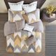 Olliix by INK+IVY Alpine Yellow King/California King Cotton Duvet Cover Mini Set-2