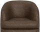 International Furniture Direct Tumbi Brown Faux Leather Swivel Accent Chair-5
