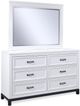 aspenhome® Hyde Park White Paint Landscape Mirror-3