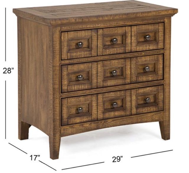 Magnussen Home® Bay Creek Toasted Nutmeg Drawer Nightstand-2