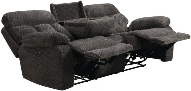 New Classic® Home Furnishings Bravo Charcoal Powered Footrest Sofa-2