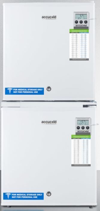 Accucold® White Stacking Rack Bracket -1