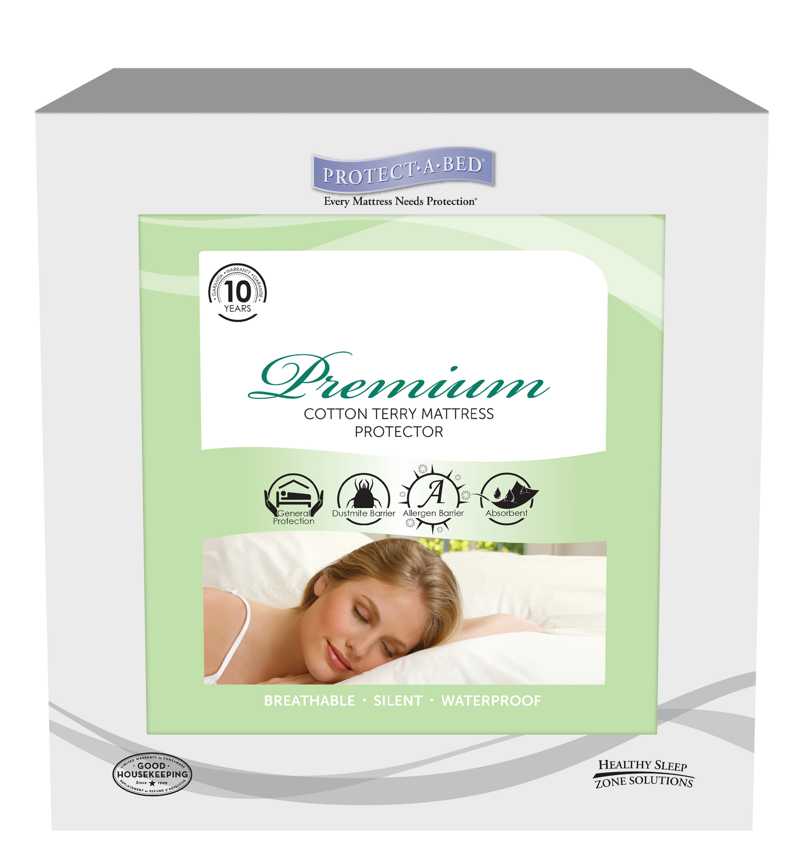 Protect-A-Bed® Originals Premium White Full Mattress Protector