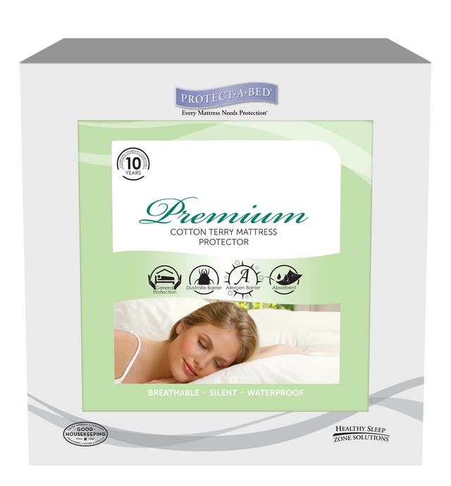 Protect-A-Bed® Originals Premium White Full Mattress Protector-0